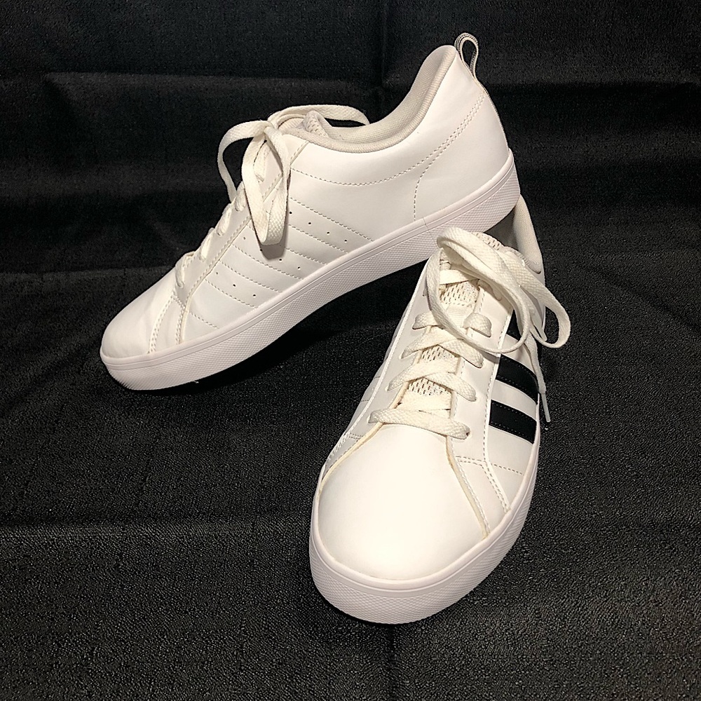Adidas Sneakers With Black Stripes